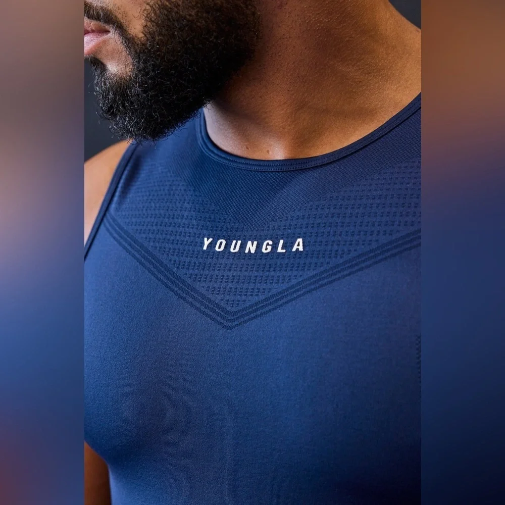 NWT Youngla hydracool training silver protection lounge compression tank
